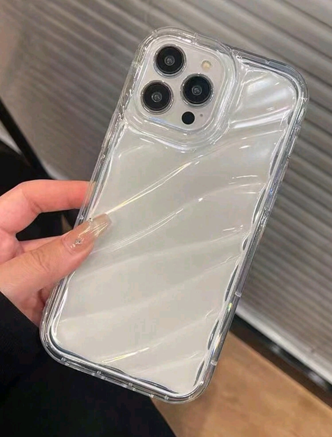 Transparent Fantasy Pink Phone Case Compatible with iPhone Models (iphone 15)