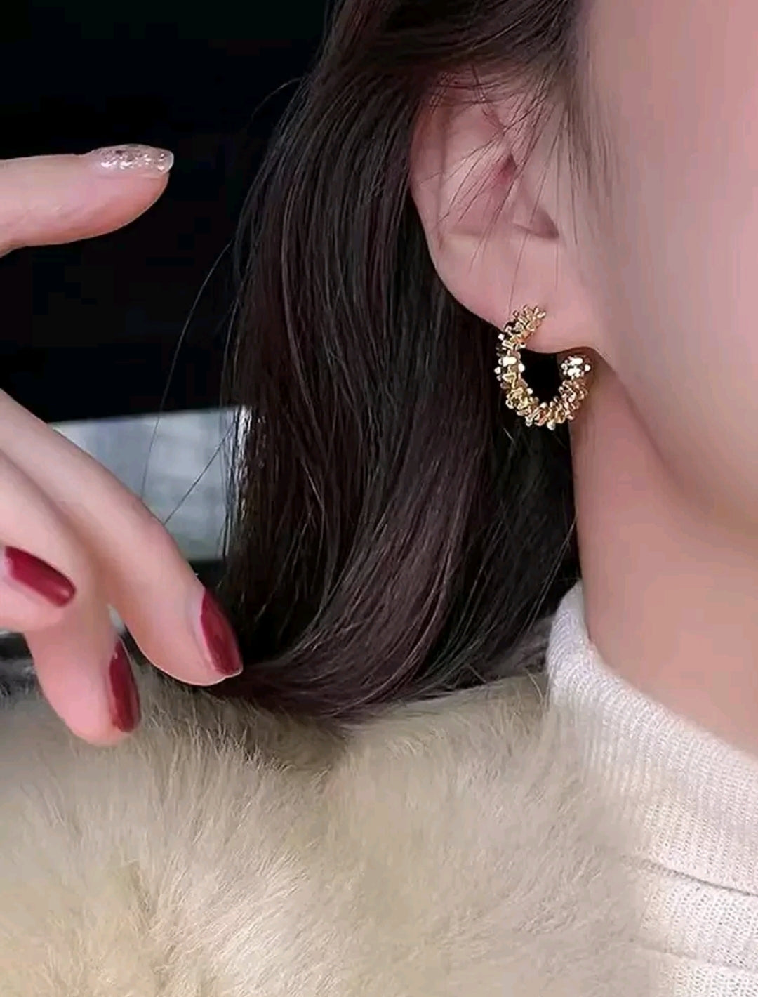 Minimalist Open Hoop Earrings