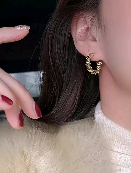 Minimalist Open Hoop Earrings